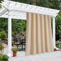 NICETOWN Outdoor Curtain for Patio Waterproof 108 inch Extra Long, Rustproof by NICETOWN