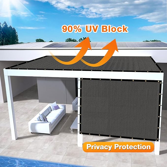 Artpuch Outdoor Pergola Shade Cover 11x17 FT Sun Shade Cloth - Image 3