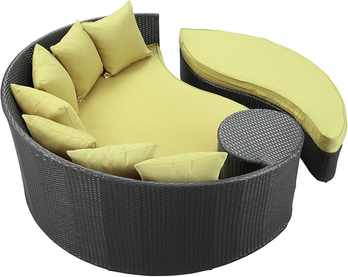 Modway Taiji Outdoor Wicker Patio Daybed - Image 4
