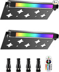 5W RGB Retaining Wall Lights 7 inch LED Hardscape Lighting Color Changing Low by DOREIO