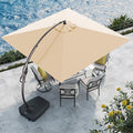 Grand patio Sunbrella 10x10 FT Cantilever Umbrella by GrandPatio