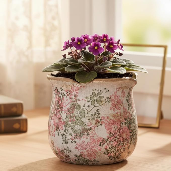Ceramic Pots for Plants, Vintage Plant Pot - Image 4