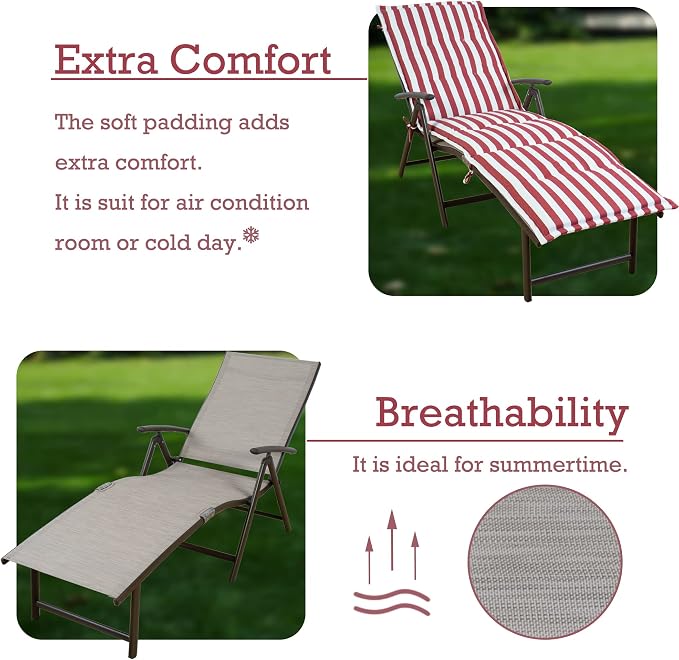 Kozyard Cozy Aluminum Reclining Lounge Chair - Image 6