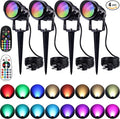SUNVIE Spot Lights Outdoor 12W RGBW Color Changing Landscape Lights by SUNVIE