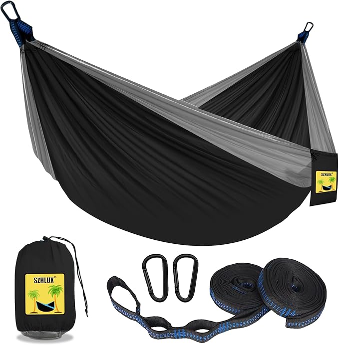 SZHLUX Camping Hammock Double & Single Portable Hammocks by SZHLUX