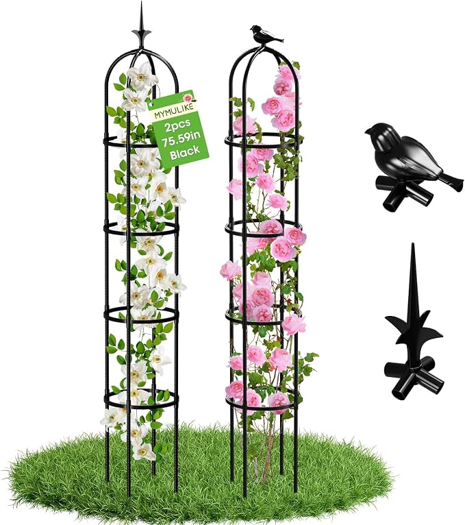 2026 Updated Garden Obelisk Trellis by MYMULIKEHOME