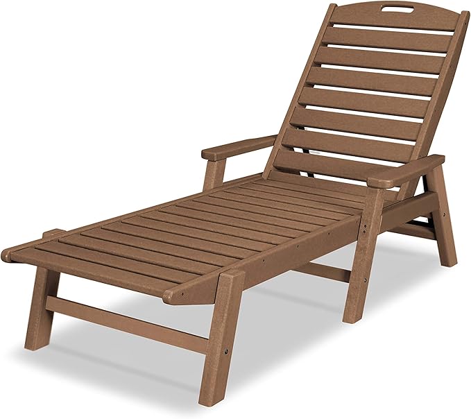 POLYWOOD NCC2280TE Nautical Arms Chaise by POLYWOOD
