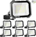 6 Pack LED Flood Lights Outdoor, 100W 10000LM Super Bright Floodlight Outside by LEDDICTIVE