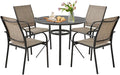 AECOJOY 5 Piece Patio Table and Chair Set by AECOJOY