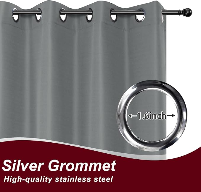 HolidayIdeas Grommet Top Outdoor Curtains - Image 2