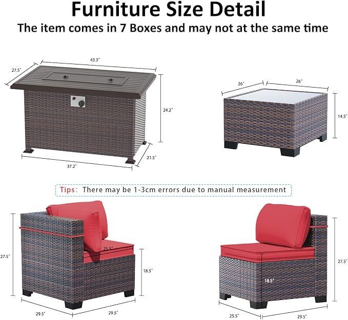 Outdoor Patio Furniture Set - Image 8
