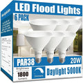 Par38 led Flood Lights Outdoor Light Bulb, Dimmable 1800LM, 20W Replace up to by Gonhom