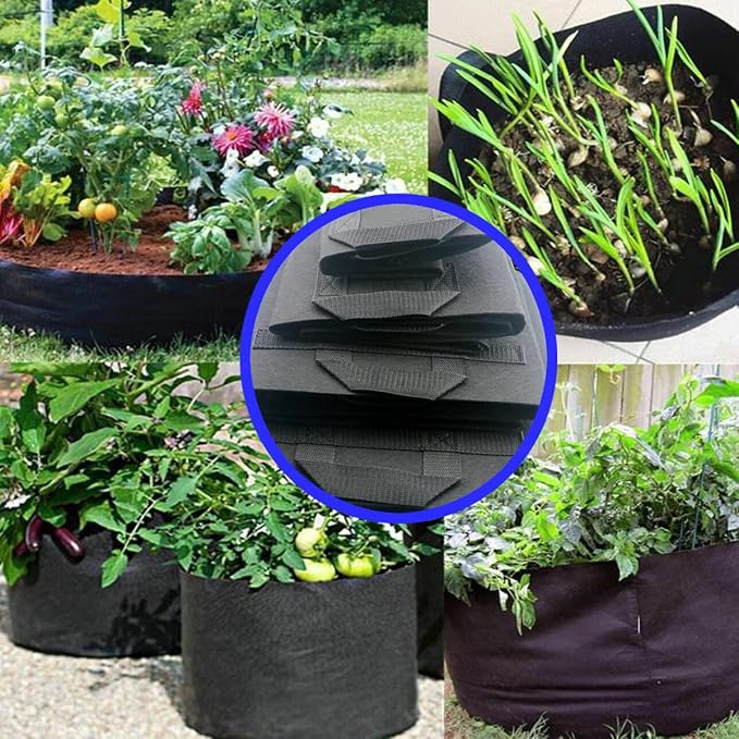 GROWTNT 7 Gallon Grow Bags 24 Pack, 7 Gallon Fabric Pots, Garden Bags to Grow - Image 5