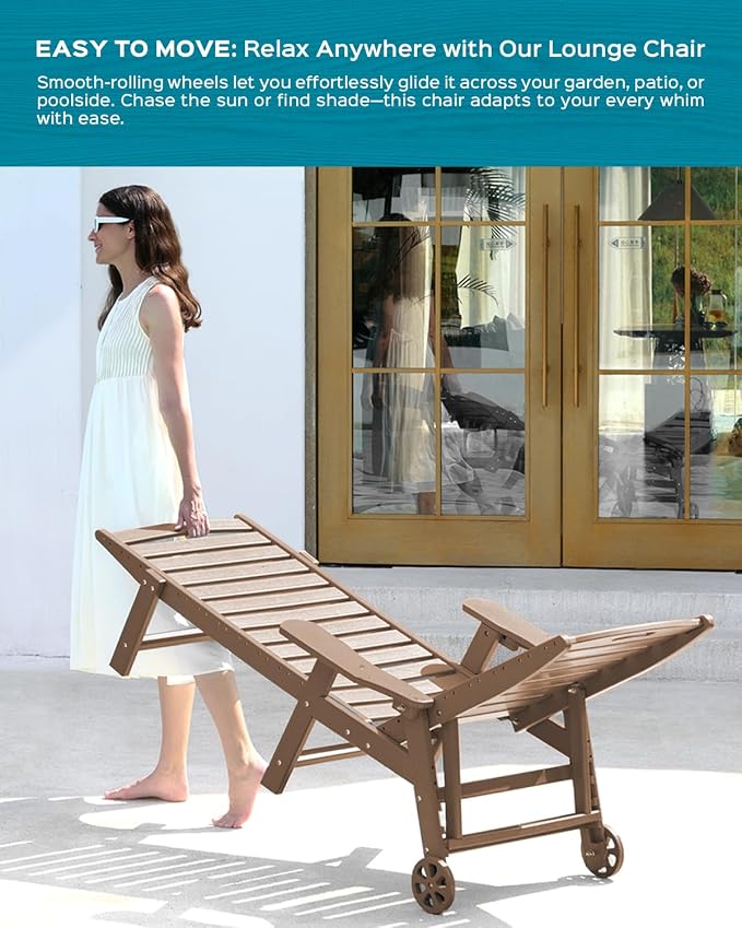 Ciokea Lounge Chair Outdoor, Oversized Chaise Lounge Chair - Image 6