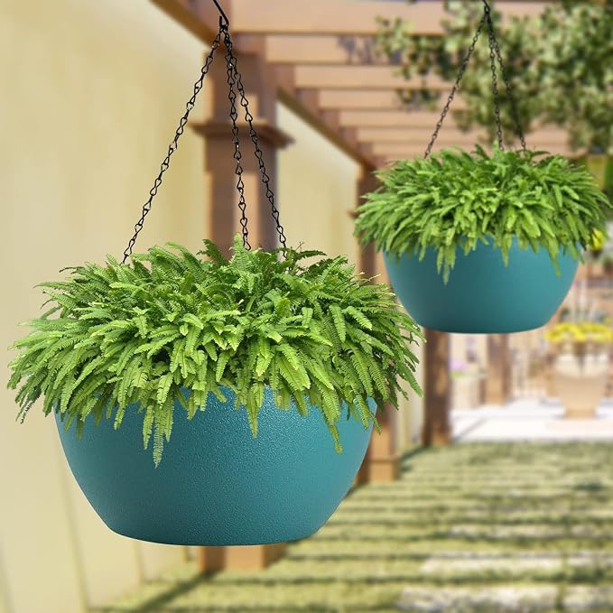 13 inch Large Hanging Planters Plant Pots - Image 5