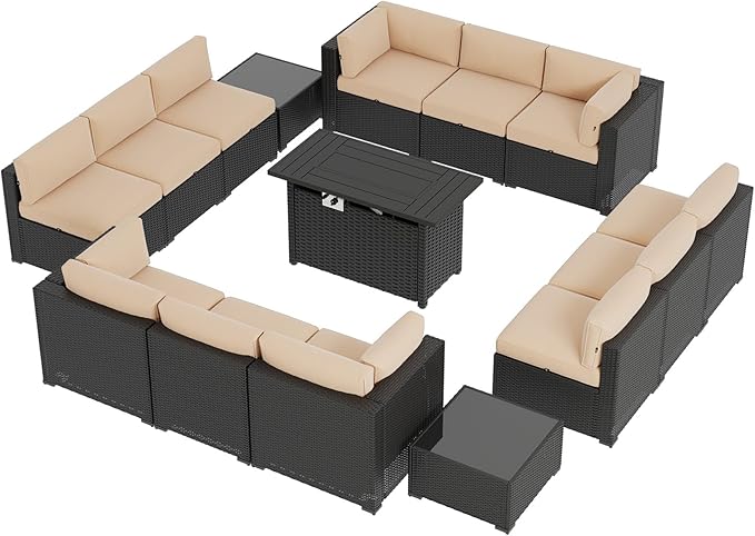 Aoxun 15 Piece Patio Furniture Set - Image 7