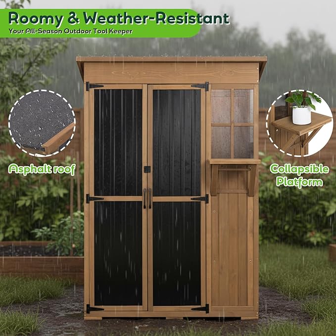 51" L Outdoor Storage Cabinet Waterproof - Image 3