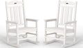 Ciokea Oversized Outdoor Rocking Chairs Set of 2, 380lbs Heavy-Duty Large Patio by CIOKEA
