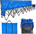 VEVOR Portable Folding Bench, 8 Seat Foldable Soccer Bench by VEVOR