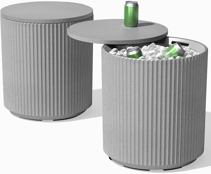 Veradek Outdoor Cooler Side Table - 2 in 1 - Designed by VeradekOutdoor