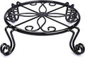 Black Plant Stand for Flower Pot Heavy Duty Potted Holder Indoor Outdoor Metal by Autopromake