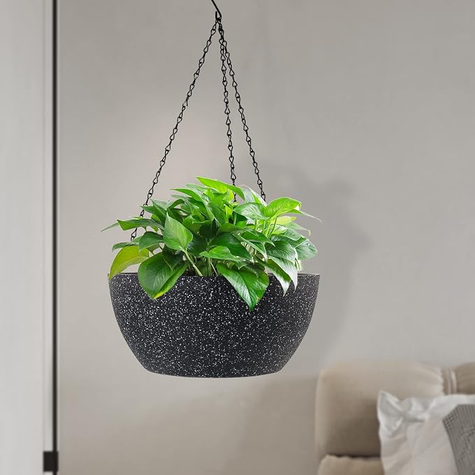 13 inch Large Hanging Planters Plant Pots - Image 5