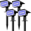 nipify 4 Pack Solar Spot Lights Outdoor, Solar Powered Waterproof Spotlight by Nipify