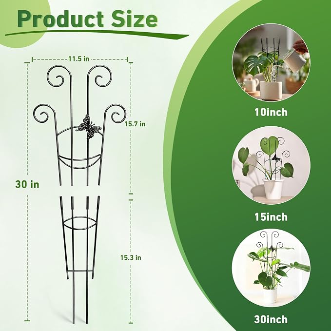Coomin 32.6in Monstera Plant Support - Image 2