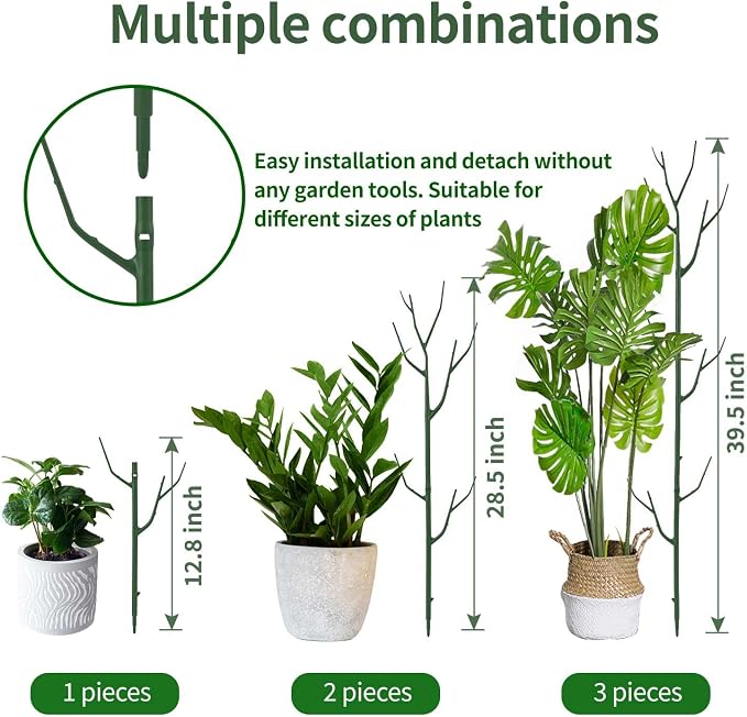 12 Pack Plant Support Stakes, Plant Stakes - Image 4