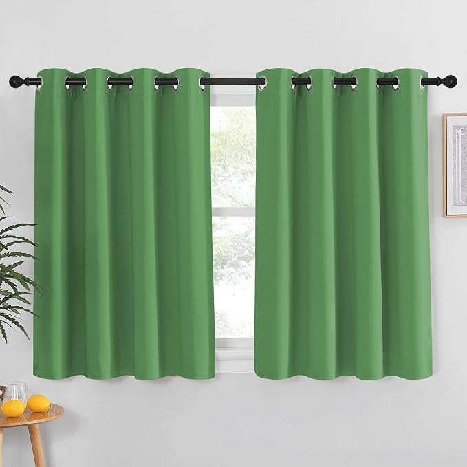 NICETOWN Kitchen Short Blackout Curtain and Drape by NICETOWN