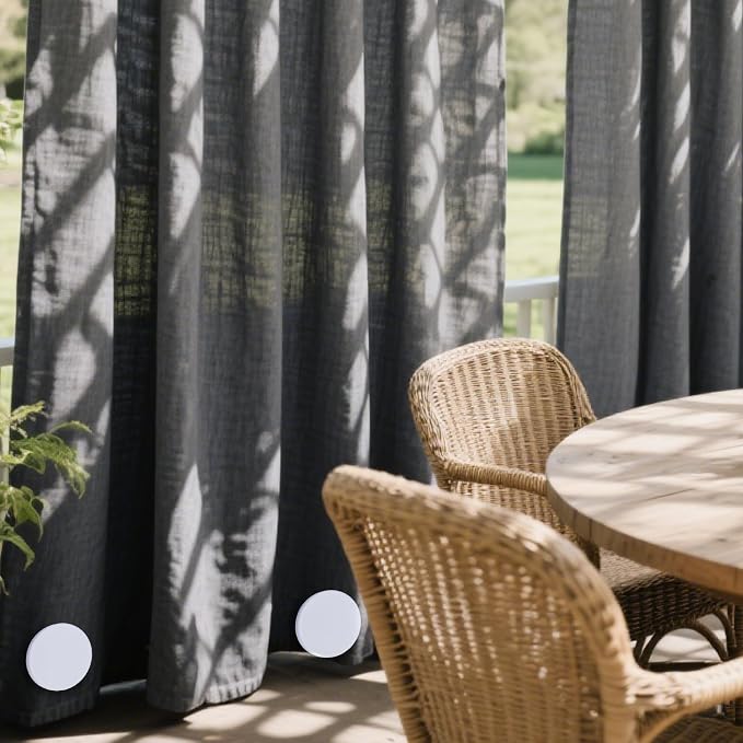 3LB Heavy Duty Outdoor Curtain Weights, Strong Magnetic Gazebo Curtain Weights - Image 7