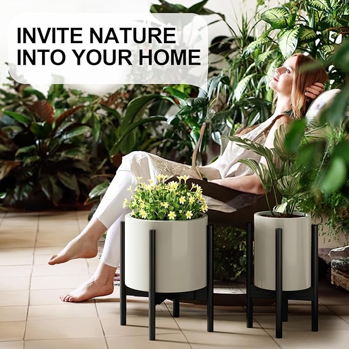 MUDEELA 14 Inch Tall Plant Stand - Image 6