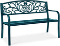 Best Choice Products Outdoor Bench Steel Garden Patio Porch Furniture by BestChoiceProducts