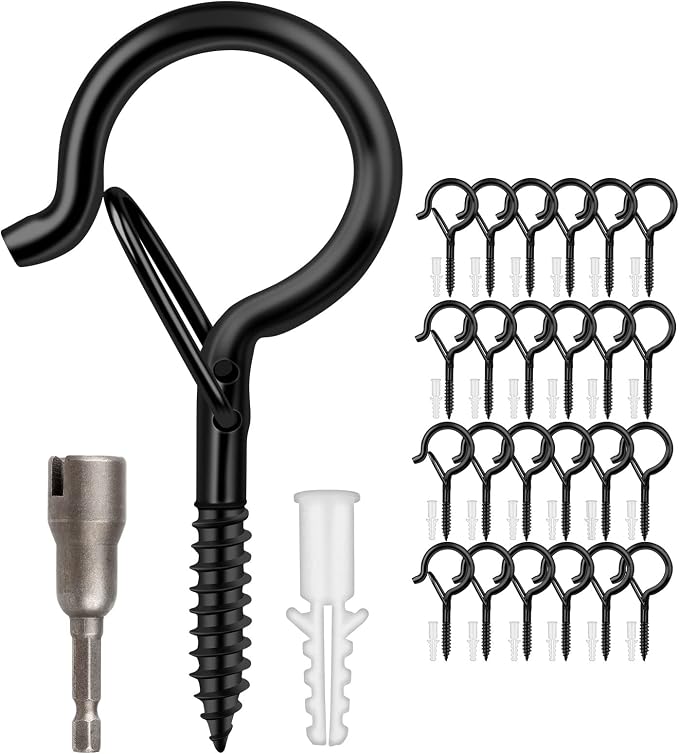 24 PCS Q-Hanger Hooks, Screw Hooks - Image 9