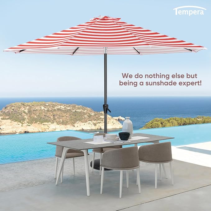 Tempera Patio Market Outdoor Table Umbrella - Image 7