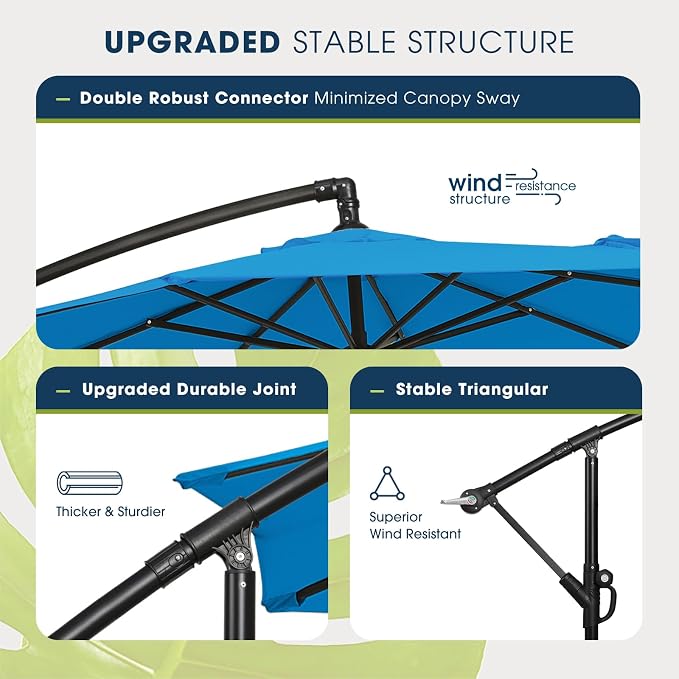 wikiwiki 10ft Patio Umbrella - Image 4