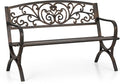 Sophia & William Metal Outdoor Bench, Cast Iron Park Benches by SophiaWilliam