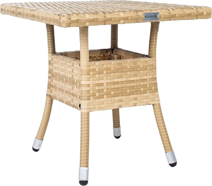 SAFAVIEH Outdoor Collection Edna Natural/White Cushion 3-Piece Lounge Set - Image 9