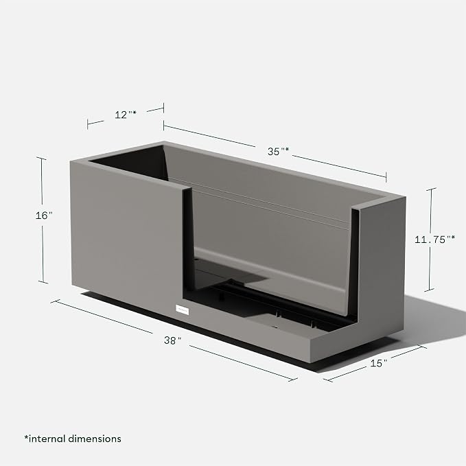 Veradek Block Series Long Box Planter - Image 3