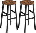 Bar Stools, 28 Inch Kitchen Breakfast Bar Chairs, Industrial Bar Stools by MAHANCRIS