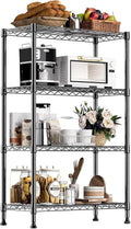 Xcity Storage Shelves, 4 Tier Heavy Duty Metal Shelving Unit, 1600 LBS Capacity by Unknown