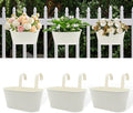 Metal Railing Planters for Outdoor Plants by vensovo