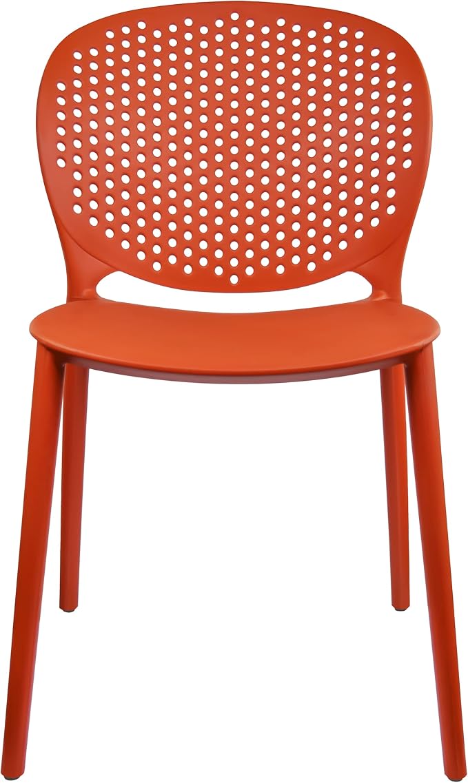 2xhome Patio Dining Chair | Modern Stackable Outdoor Pool Side Chair | Weather by 2xhome