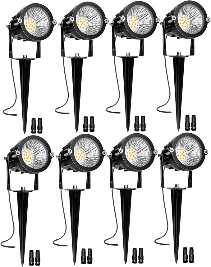 Low Voltage Landscape Lights, 10W 12/24V 2700K Warm White Landscape Lighting by REEGOLD