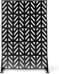 VINGLI Privacy Fence Panels, 72H’’ x 47W’’ Metal Privacy Screen Freestanding by VINGLI