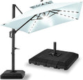 Best Choice Products 10x10ft Cantilever Patio Umbrella w/Base Included by BestChoiceProducts