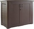 Rubbermaid Decorative Outdoor Storage Cabinet, Weather Resistant, Organization by Rubbermaid