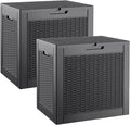 Outdoor Storage Box, Resin Deck Boxes Indoor and outdoor, Waterproof Storage by NBYSGO