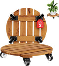Idzo 2pack Wood Plant Caddy by Idzo