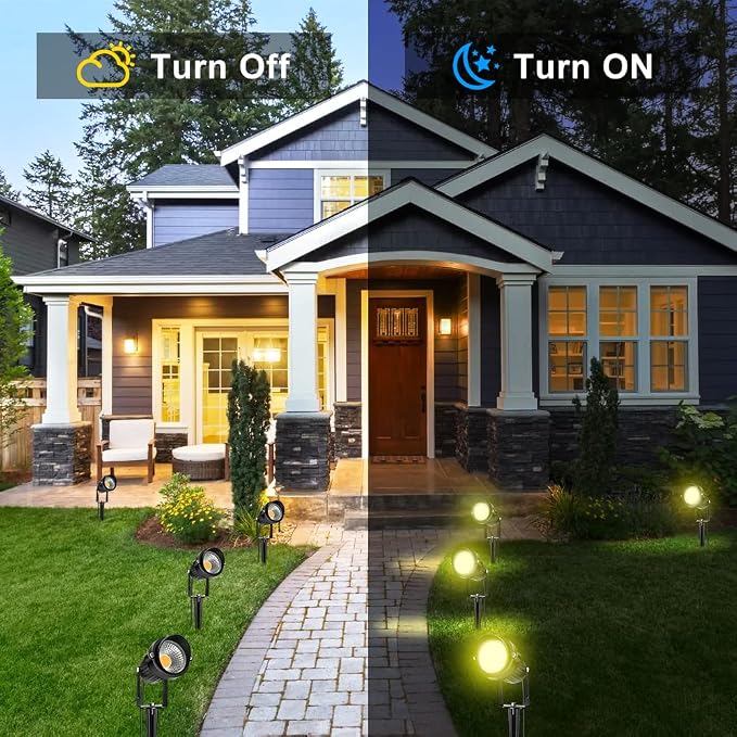 LightingWill 5W Landscape Lighting, Warm White 3000K-3500K, DC 12V LED Low - Image 6